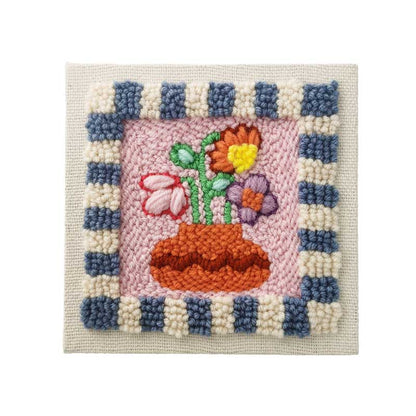 Spring In A Vase Punch Needle Kit 8"