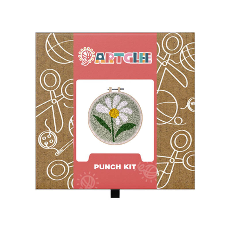 Pure Daisy Punch Needle Kit 6"