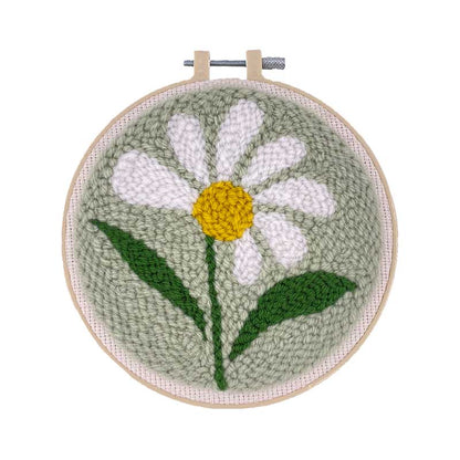 Pure Daisy Punch Needle Kit 6"